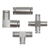 Maxbell Coffee Machine Hose Connector Aluminum Coupling Replacement Connection Joint I Shape