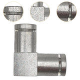 Maxbell Coffee Machine Hose Connector Aluminum Coupling Replacement Connection Joint L Shape