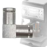 Maxbell Coffee Machine Hose Connector Aluminum Coupling Replacement Connection Joint L Shape