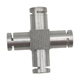 Maxbell Coffee Machine Hose Connector Aluminum Coupling Replacement Connection Joint Cross Shape