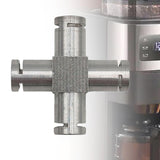Maxbell Coffee Machine Hose Connector Aluminum Coupling Replacement Connection Joint Cross Shape