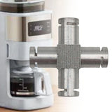 Maxbell Coffee Machine Hose Connector Aluminum Coupling Replacement Connection Joint Cross Shape