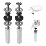Maxbell Toilet Seat Bolts Non Slip Repair Easy Use Hardware Fastener Stainless Steel 2 Piece