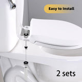 Maxbell Toilet Seat Bolts Non Slip Repair Easy Use Hardware Fastener Stainless Steel 2 Piece