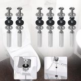 Maxbell Toilet Seat Bolts Non Slip Repair Easy Use Hardware Fastener Stainless Steel 2 Piece