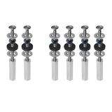 Maxbell Toilet Seat Bolts Non Slip Repair Easy Use Hardware Fastener Stainless Steel 2 Piece