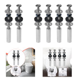 Maxbell Toilet Seat Bolts Non Slip Repair Easy Use Hardware Fastener Stainless Steel 2 Piece