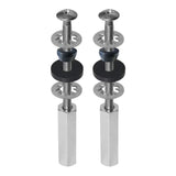 Maxbell Toilet Seat Bolts Non Slip Repair Easy Use Hardware Fastener Stainless Steel 2 Piece