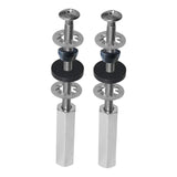 Maxbell Toilet Seat Bolts Non Slip Repair Easy Use Hardware Fastener Stainless Steel 2 Piece