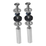 Maxbell Toilet Seat Bolts Non Slip Repair Easy Use Hardware Fastener Stainless Steel 2 Piece