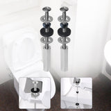 Maxbell Toilet Seat Bolts Non Slip Repair Easy Use Hardware Fastener Stainless Steel 2 Piece