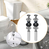 Maxbell Toilet Seat Bolts Non Slip Repair Easy Use Hardware Fastener Stainless Steel 2 Piece