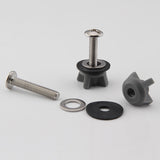 Maxbell 2Pcs Generic Toilet Seat Bolts Accessory Anti Slip Professional Repair Parts