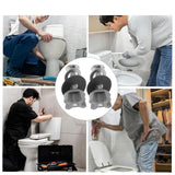 Maxbell 2Pcs Generic Toilet Seat Bolts Accessory Anti Slip Professional Repair Parts