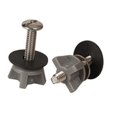 Maxbell 2Pcs Generic Toilet Seat Bolts Accessory Anti Slip Professional Repair Parts