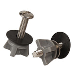 Maxbell 2Pcs Generic Toilet Seat Bolts Accessory Anti Slip Professional Repair Parts