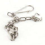 Maxbell 2Pcs Toilet Flapper Chains Sturdy Easy to Install 21cm Stainless Steel Chain