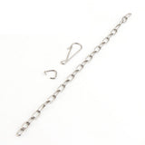 Maxbell 2Pcs Toilet Flapper Chains Sturdy Easy to Install 21cm Stainless Steel Chain