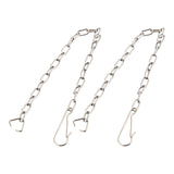 Maxbell 2Pcs Toilet Flapper Chains Sturdy Easy to Install 21cm Stainless Steel Chain