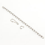Maxbell 2Pcs Toilet Flapper Chains Sturdy Easy to Install 21cm Stainless Steel Chain