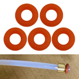 Maxbell 5Pcs O Ring Gasket Seal Lightweight Professional Sturdy Silicone Gasket Ring