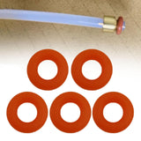 Maxbell 5Pcs O Ring Gasket Seal Lightweight Professional Sturdy Silicone Gasket Ring