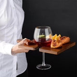 Maxbell Wooden Puzzle Cutting Board Portable Food Platter for Fruits Cupcake Veggies