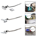 Maxbell Toilet Flush Handle Sturdy with Plastic Nut Easy Installation Replace Silver Length 5 cm