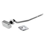 Maxbell Toilet Flush Handle Sturdy with Plastic Nut Easy Installation Replace Silver Length 5 cm