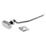 Maxbell Toilet Flush Handle Sturdy with Plastic Nut Easy Installation Replace Silver Length 5 cm