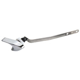 Maxbell Toilet Flush Handle Sturdy with Plastic Nut Easy Installation Replace Silver Length 8 cm