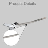 Maxbell Toilet Flush Handle Sturdy with Plastic Nut Easy Installation Replace Silver Length 8 cm