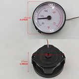Maxbell Capillary Temperature Gauge Quick Response Liquid Water Oil Dial Thermometer A Fahrenheit