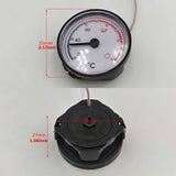 Maxbell Capillary Temperature Gauge Quick Response Liquid Water Oil Dial Thermometer B Celsius