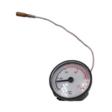Maxbell Capillary Temperature Gauge Quick Response Liquid Water Oil Dial Thermometer B Celsius