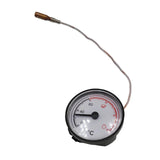 Maxbell Capillary Temperature Gauge Quick Response Liquid Water Oil Dial Thermometer B Celsius