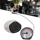 Maxbell Capillary Temperature Gauge Quick Response Liquid Water Oil Dial Thermometer B Celsius