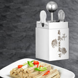 Maxbell Tofu Pressing Cheese Knife Portable Shredder for Household Flower Shape