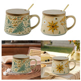 Maxbell Ceramic Coffee Mug Stylish Multipurpose Drinkware Milk Cup Housewarming Gift Style A