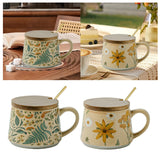 Maxbell Ceramic Coffee Mug Stylish Multipurpose Drinkware Milk Cup Housewarming Gift Style A
