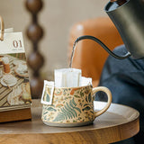 Maxbell Ceramic Coffee Mug Stylish Multipurpose Drinkware Milk Cup Housewarming Gift Style A