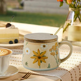 Maxbell Ceramic Coffee Mug Stylish Multipurpose Drinkware Milk Cup Housewarming Gift Style B
