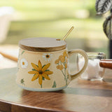 Maxbell Ceramic Coffee Mug Stylish Multipurpose Drinkware Milk Cup Housewarming Gift Style B