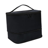 Maxbell Insulated Cooler Bag Warmer Insulated Thermal Bag for Trips Office Traveling black