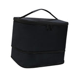 Maxbell Insulated Cooler Bag Warmer Insulated Thermal Bag for Trips Office Traveling black