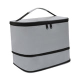 Maxbell Insulated Cooler Bag Warmer Insulated Thermal Bag for Trips Office Traveling grey