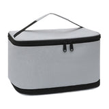 Maxbell Insulated Cooler Bag Warmer Insulated Thermal Bag for Trips Office Traveling grey