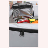 Maxbell Insulated Cooler Bag Warmer Insulated Thermal Bag for Trips Office Traveling grey