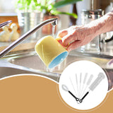 Maxbell 7Pcs Bottle Brush Set Efficient High Performance Water Bottle Cleaning Brush