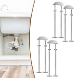 Maxbell 2Pcs Undermount Sink Bracket Adjustable Height for Restroom Bathroom Counter M